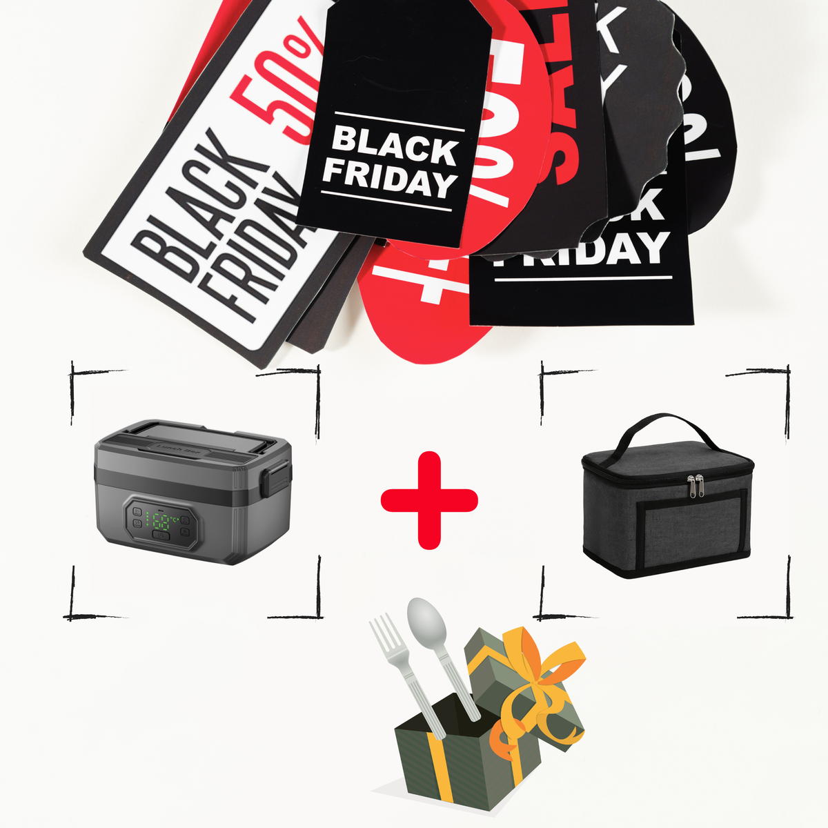 Voltiva Smart Cordless Self-Heating Lunchbox