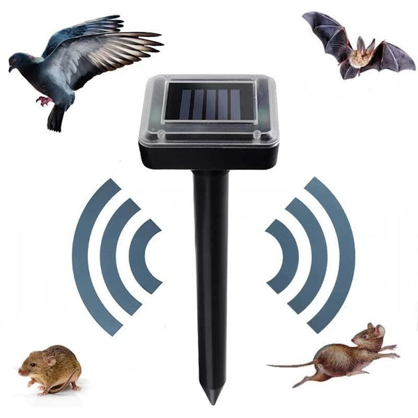 Ultra Sonic Solar Pest Repeller – 24-Hour Waterproof Protection